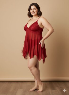 Blanor Kırmızı Comfort Gecelik 7150 - ÇeyizeDairHerşey (1)