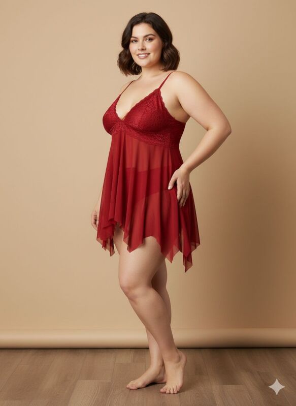 Blanor Kırmızı Comfort Gecelik 7150 - 2