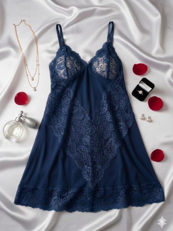 Blanor Lacivert Comfort Gecelik 7147 - 1