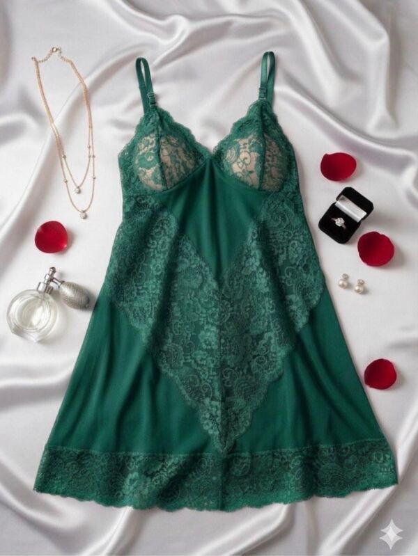 Blanor Yeşil Comfort Gecelik 7146 - 1