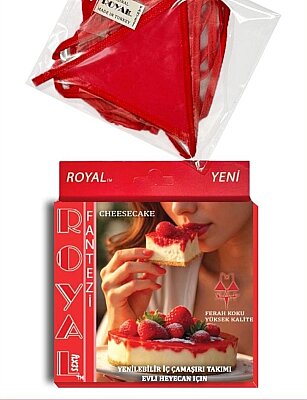 Cheesecake Aromalı Yenilebilir Fantezi İç Çamaşır Takımı 7213 - ÇeyizeDairHerşey
