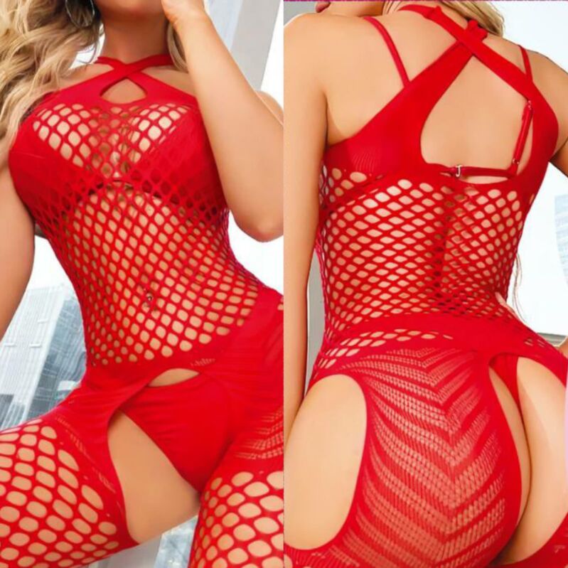 File Kırmızı Vücut Çorabı 7106 - 1