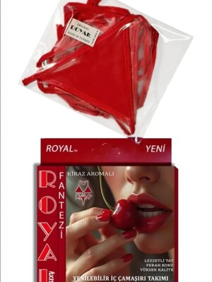 Kiraz Aromalı Yenilebilir Fantezi İç Çamaşır Takımı 7009 - ÇeyizeDairHerşey