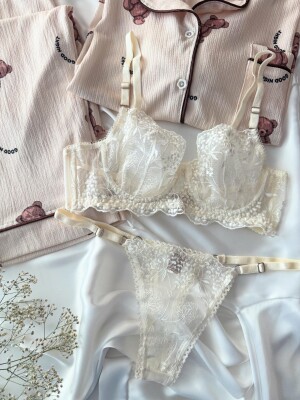 Teddy Nightwear Örme Special Kumaş 4 lü Set 6889 - ÇeyizeDairHerşey (1)