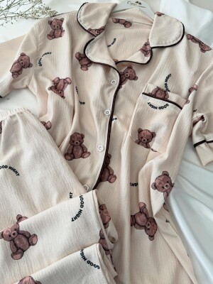Teddy Nightwear Örme Special Kumaş Pijama Takımı 6887 - ÇeyizeDairHerşey (1)