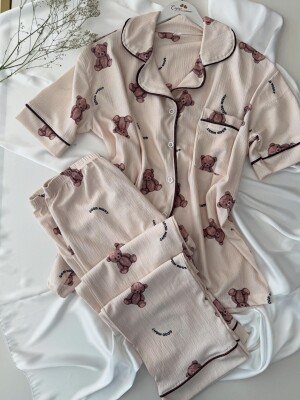 Teddy Nightwear Örme Special Kumaş Pijama Takımı 6887 - ÇeyizeDairHerşey